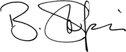 Unterschrift Brigitte Stefani